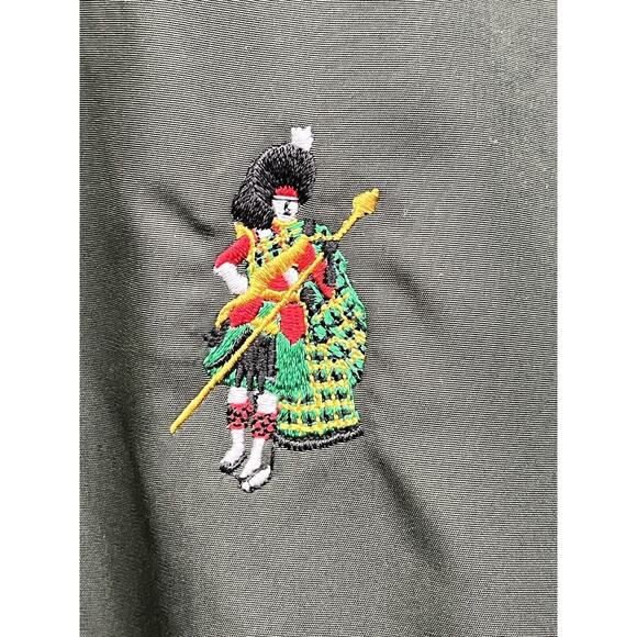 Cutter and Buck Golf Pullover Mens Large V Neck Green Scottish Embroidered - Picture 6 of 8